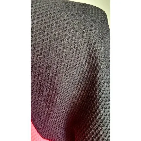 Lauren Ralph Lauren Black Label Quarter Zip Waffle Knit Long Sleeve Top, Sz XL - Picture 7 of 8